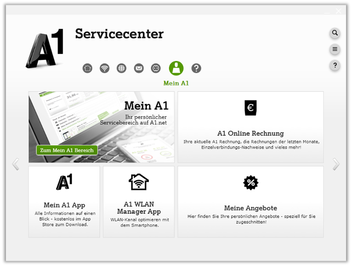 A1 Servicecenter now with Powerline module