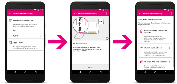 T-Mobile Router Hilfe App