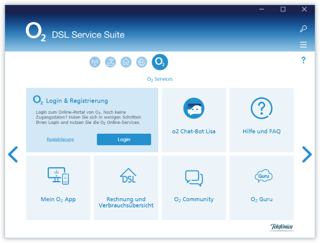 o2 DSL Service Suite