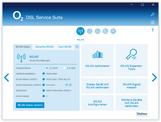 o2 DSL Service Suite
